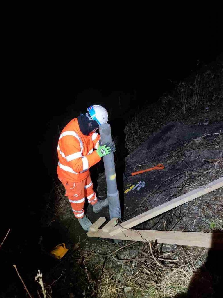 Colwich LOC PLatform & Piling Works